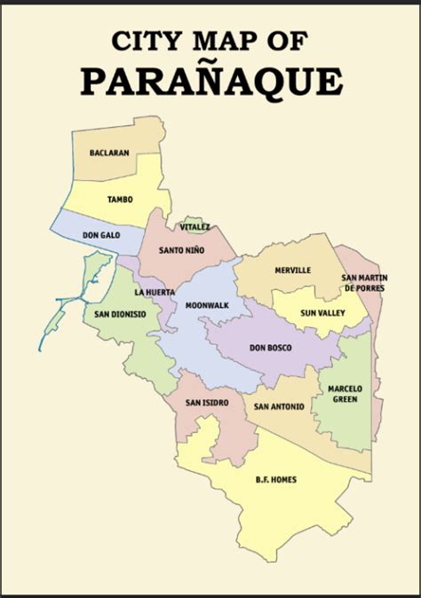 paranaque map with barangay|Zip Codes Paranaque City [34wmj22x7wl7] .